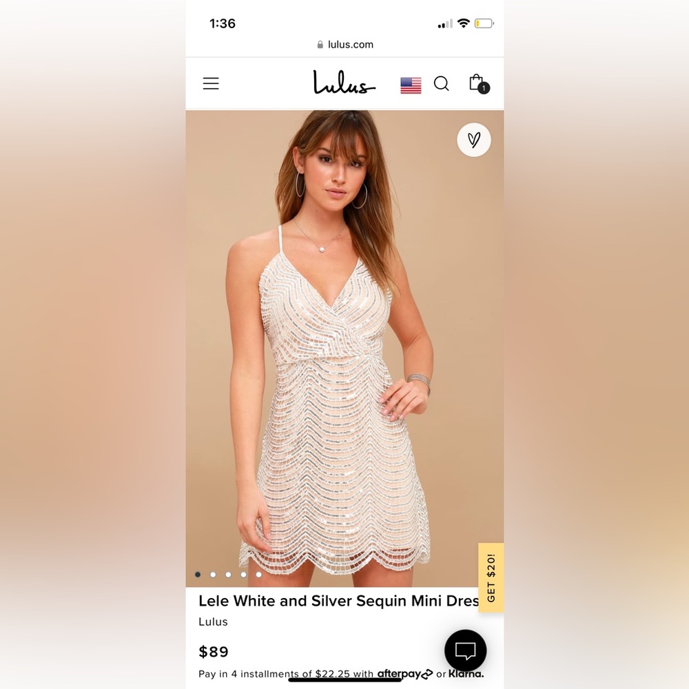 NWT Lulu’s sequin mini dress - Picture 4 of 7